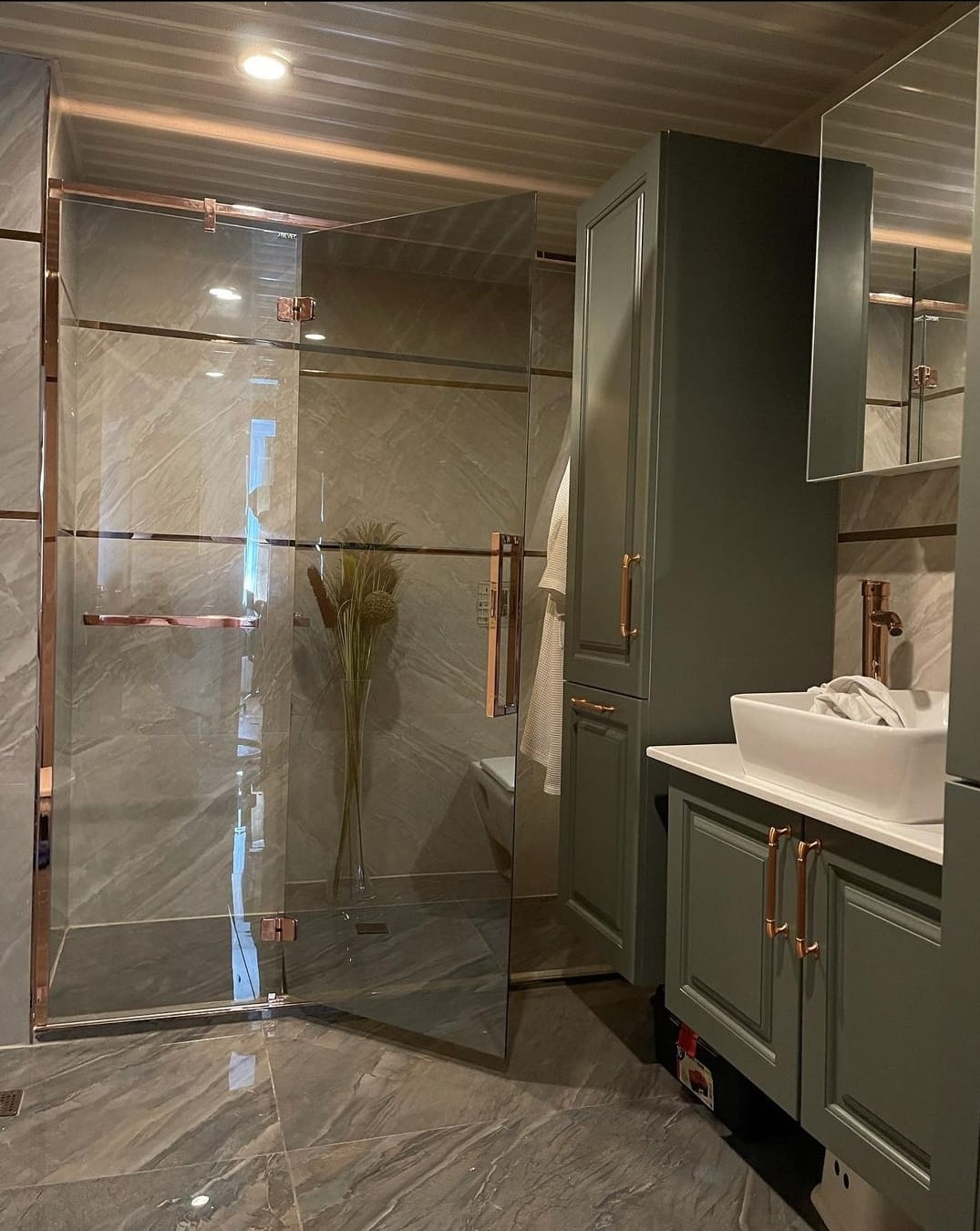 Rose - Bakır Renk Duşakabin Antalya