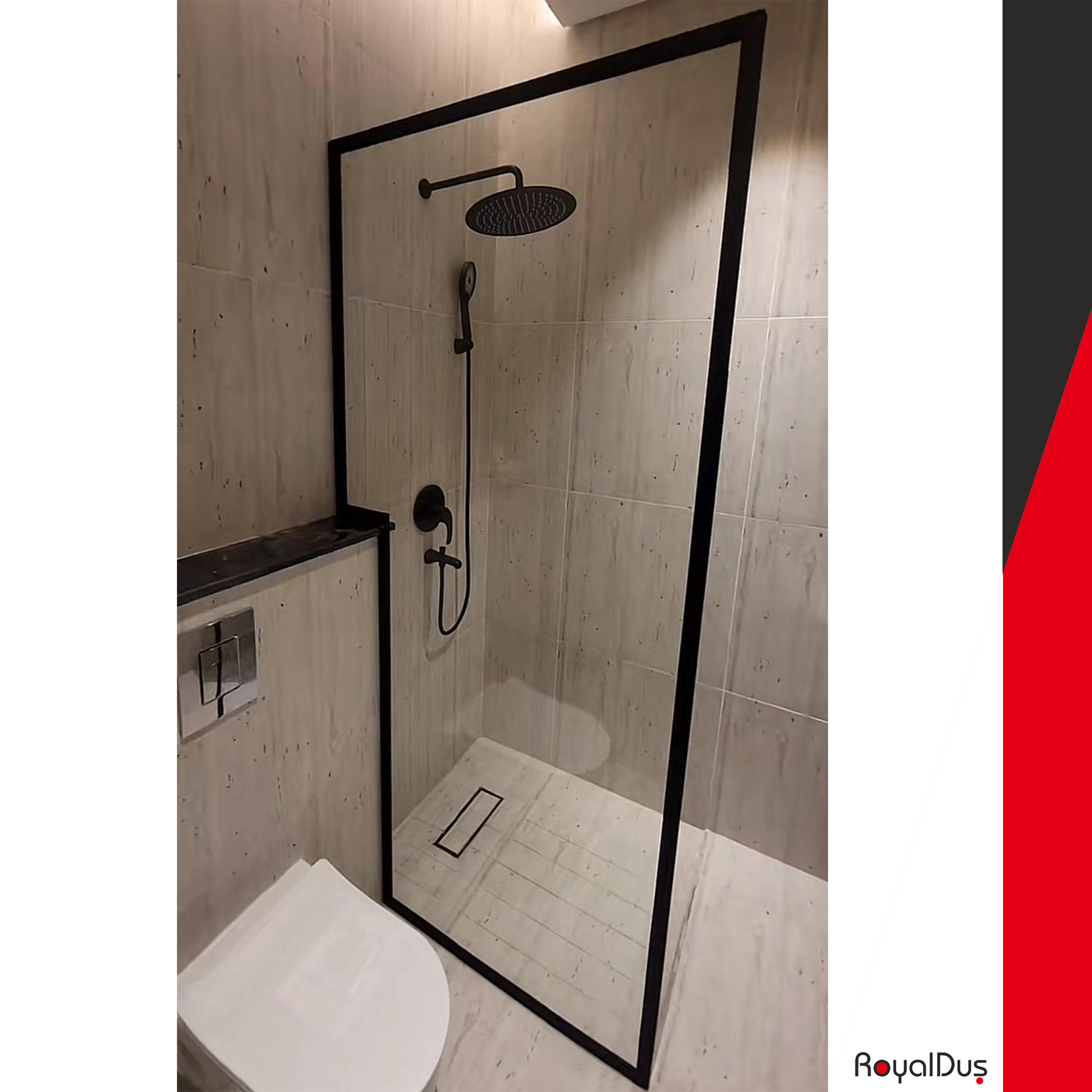 Kapısız Otel Tipi Duşakabin