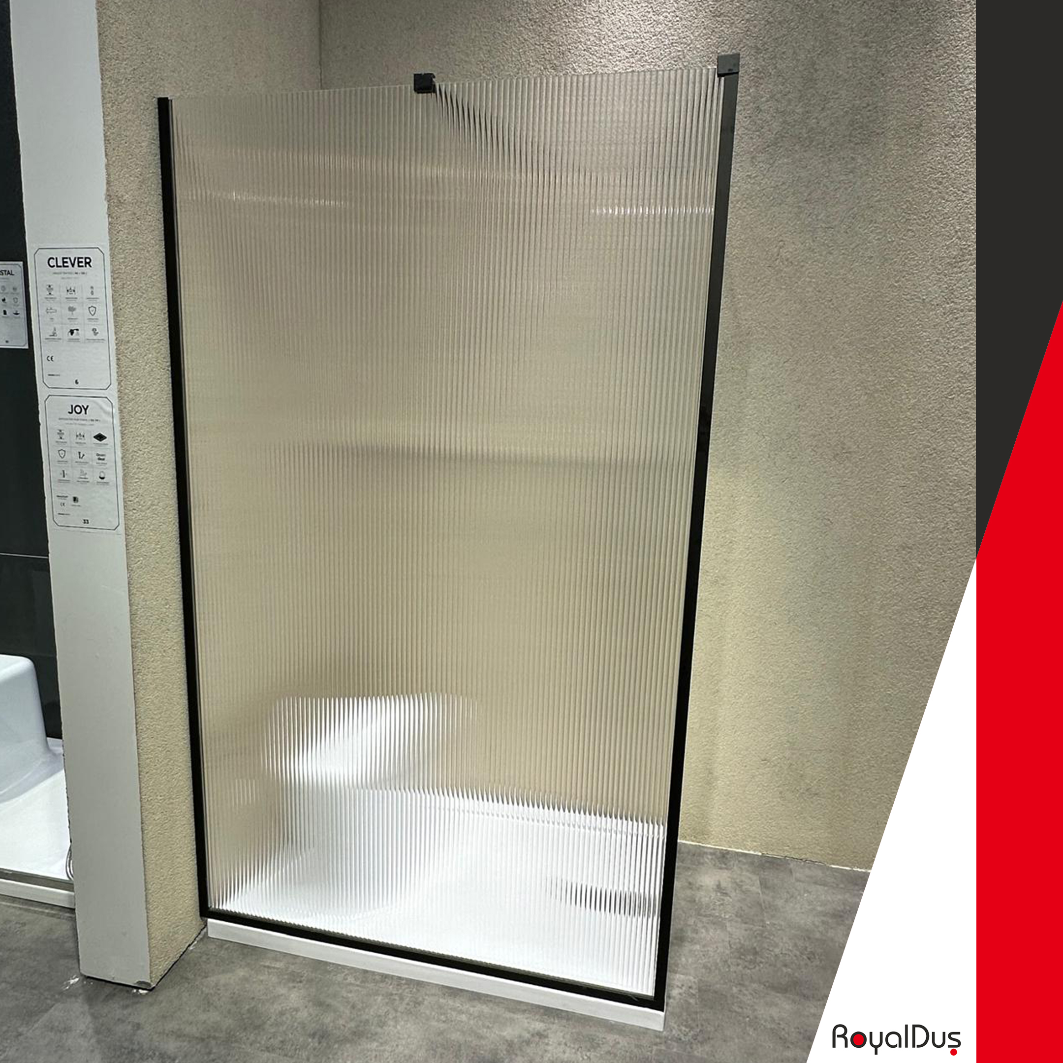 6 mm – 8 mm – 10 mm Nervürlü Duşakabin