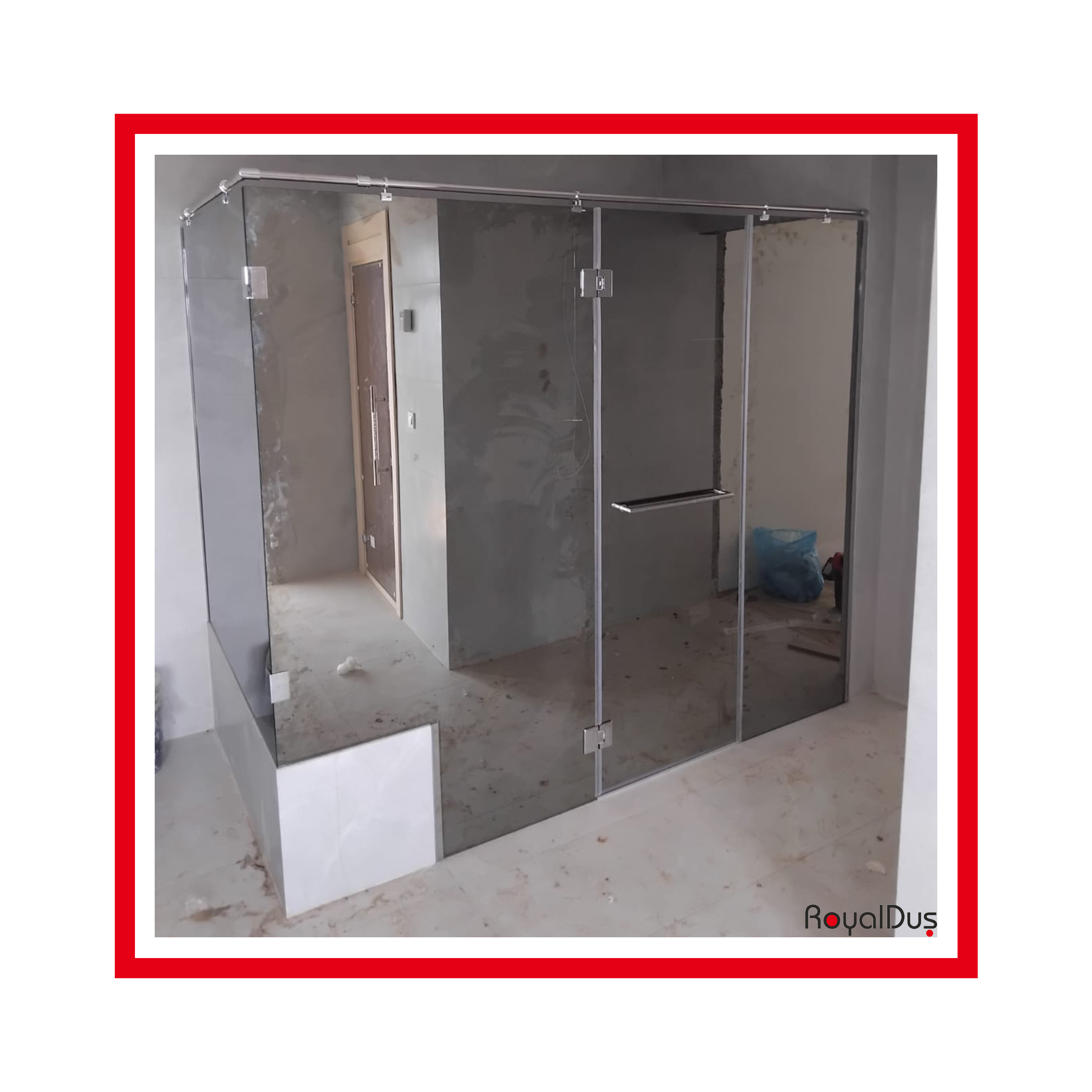 Reflekte Aynalı Duşakabin Konyaaltı