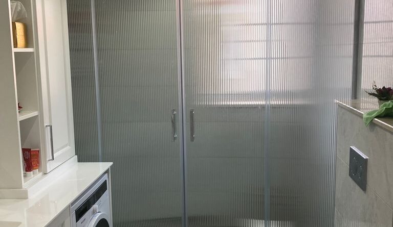 Bronz Nervürlü Duşakabin